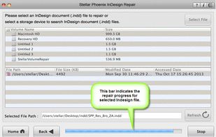 Stellar Phoenix InDesign Repair screenshot 1