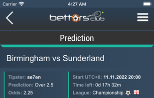 Bettors Club screenshot 1