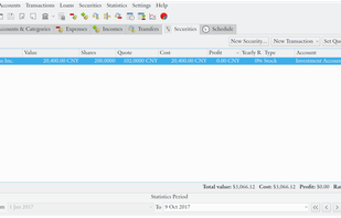 Eqonomize! screenshot 3