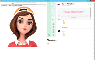 Open Assisant screenshot 1