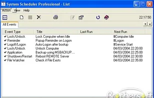 System Scheduler screenshot 1