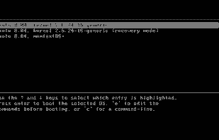 GRUB in non-graphical mode