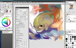 Gimp Painter screenshot 1