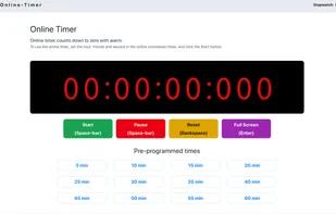 Online-Timer.me screenshot 1