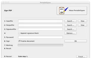 PortableSigner screenshot 1