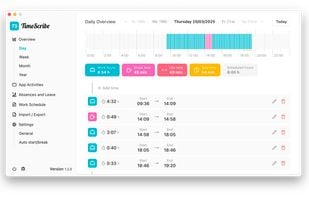 TimeScribe screenshot 1
