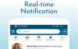 Real time notification