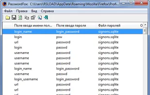 PasswordFox screenshot 1