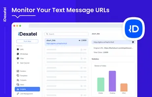 Track and analyze text message URL clicks with Dexatel to optimize SMS, WhatsApp, and Viber campaigns