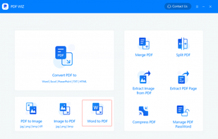 PDF WIZ screenshot 1