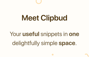 Clipbud screenshot 1