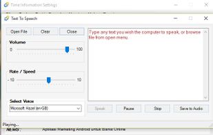 Text to Speech