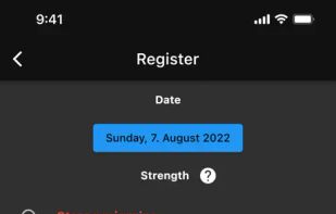 Migraine Log screenshot 2