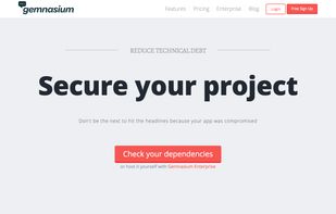 Gemnasium screenshot 1