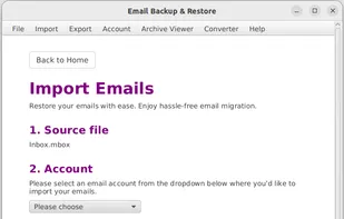 Restore your emails from PST, MBOX, EML, MSG, etc. files