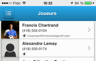 MonClubSportif screenshot 3