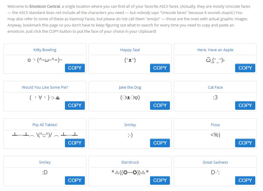 Emoticon Central Alternatives and Similar Sites & Apps | AlternativeTo