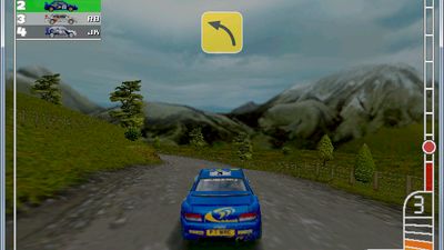 Colin McRae Rally, on an emulated Pentium 120.