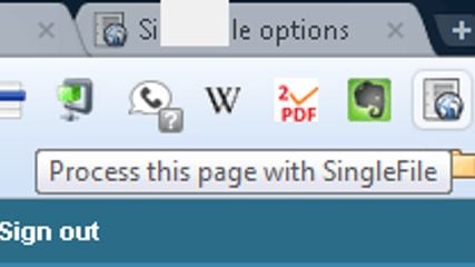 SingleFile is very easy to use