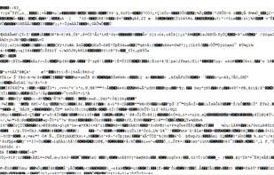 An image of Encrypted Text from NPPCrypt
