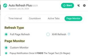 Auto Refresh Plus | Page Monitor screenshot 2