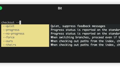 Bit Git CLI screenshot 1