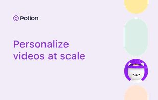 Potion AI powered personalized videos