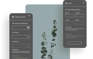 Custom rights, restrictions and templates