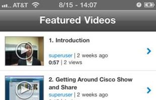 Cisco Show and Share screenshot 1