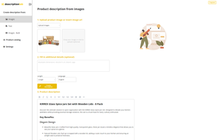 DescriptionLab screenshot 1