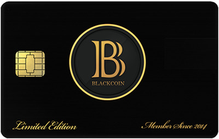 The BlackCoin card. Order yours now, and secure your precious BCs.