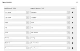 Magento 2 Mautic Integration Extension screenshot 1