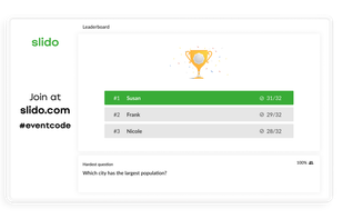 Slido quiz