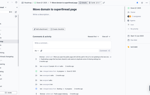 Example of a card (task) 