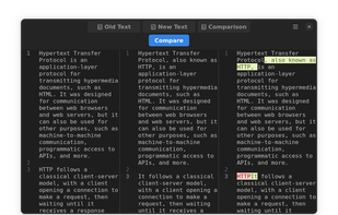 Text Compare App screenshot 1
