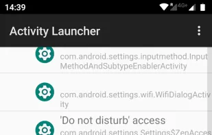 Activity Launcher screenshot 1