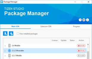 Tizen Studio screenshot 2
