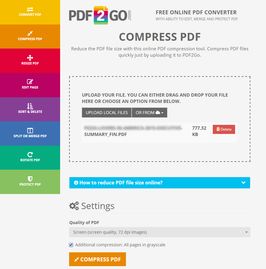 PDF2GO: Edit PDF Files Online And Convert, Compress, Merge, Split ...