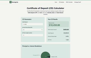 BoringCalc screenshot 1