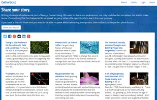Cathartic.co screenshot 1