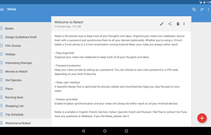 Notes for Android screenshot 1