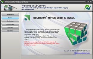 DBConvert for Excel and MySQL screenshot 1