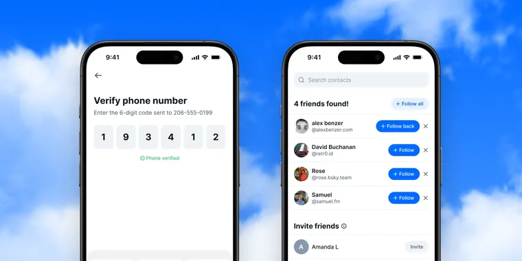 Bluesky launches a “privacy-first” contact import feature in select countries