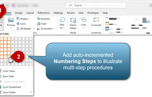 Automatic Numbering Tags