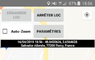 Android GPS to SMS screenshot 1