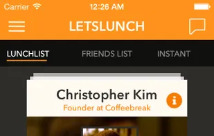 LetsLunch screenshot 1