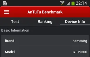 AnTuTu Benchmark screenshot 2