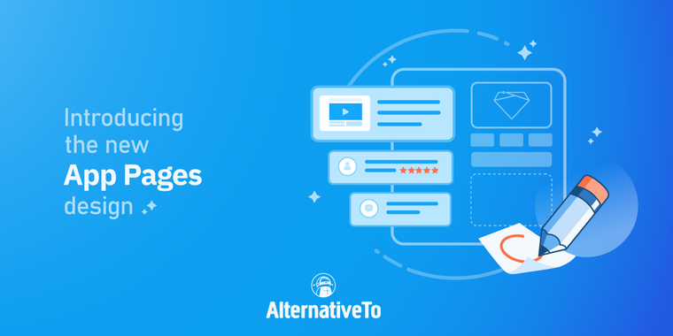 Introducing the New App Pages Design on AlternativeTo! | AlternativeTo