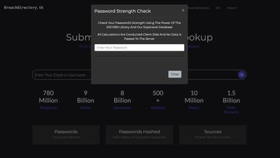 Find out how strong your password is and how long it would take to hack.