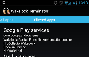 Wakelock Terminator screenshot 1